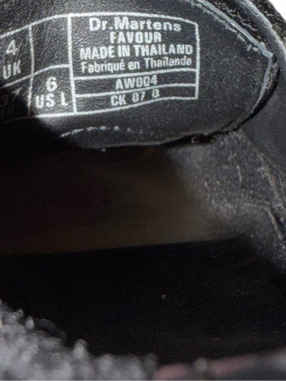 Dr Martens ~ Black Velvet Shoes ~ Velvet w/ Patent Leather Toes & Heel Strip - Picture 2 of 9